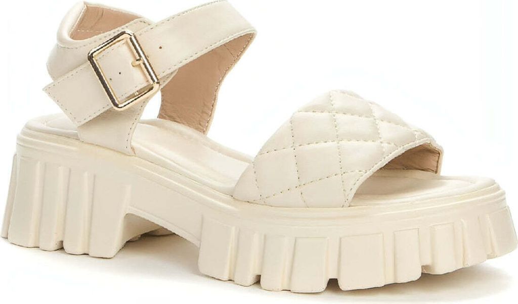 Betsy Damen Klassische Sandalen 937121/02-03 Farbe: Beige Größe: 39