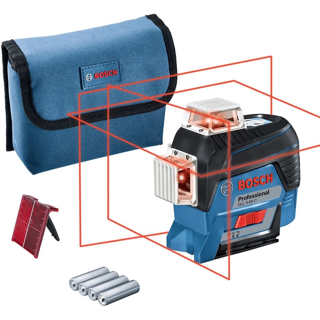 Laser à ligne GLL 3-80 C, 4 piles LR6 de 1,5 V (AA) Image du produit 