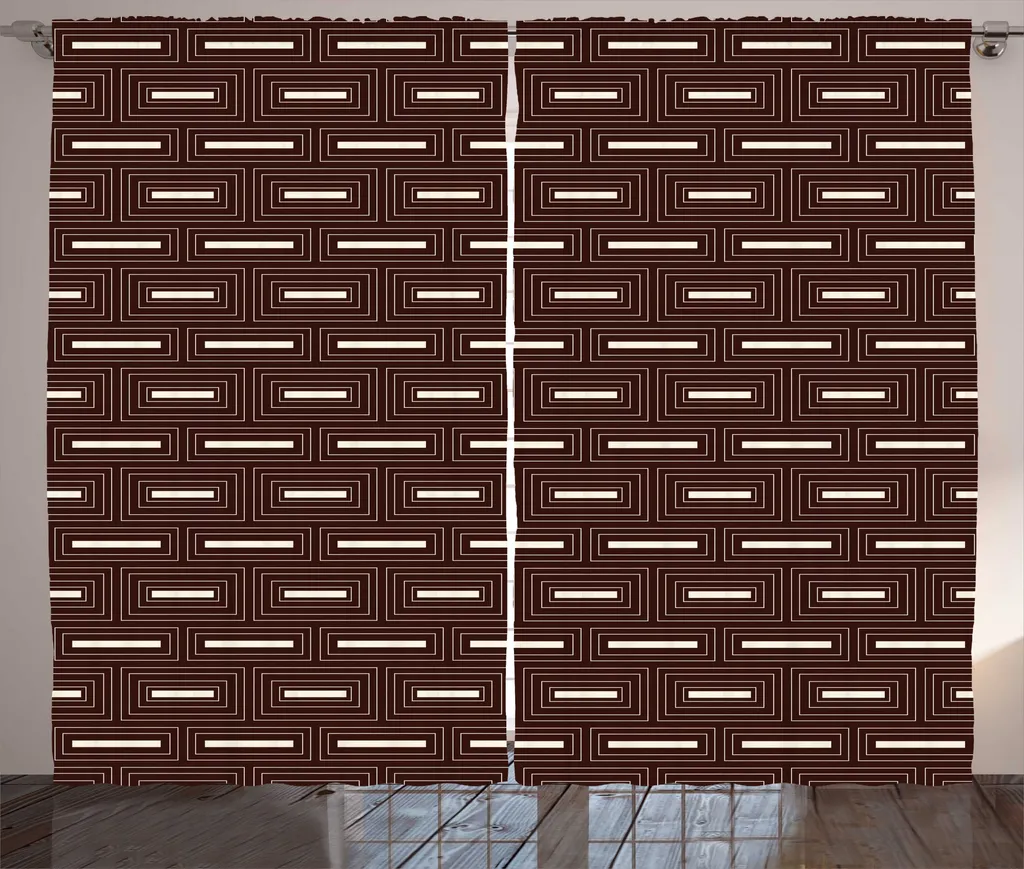 Rideau occultant décoratif brique pour cacher un vis-à-vis 280 x 225 cm