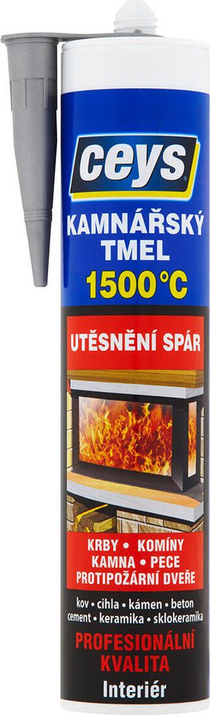 A product shot of a tube of sealant with a nozzle.