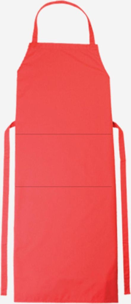 CG Workwear 01146-01 | Latzschürze Verona Classic Bag 90 x 75 cm - Farbe: Red - Größe: 90 x 75 cm