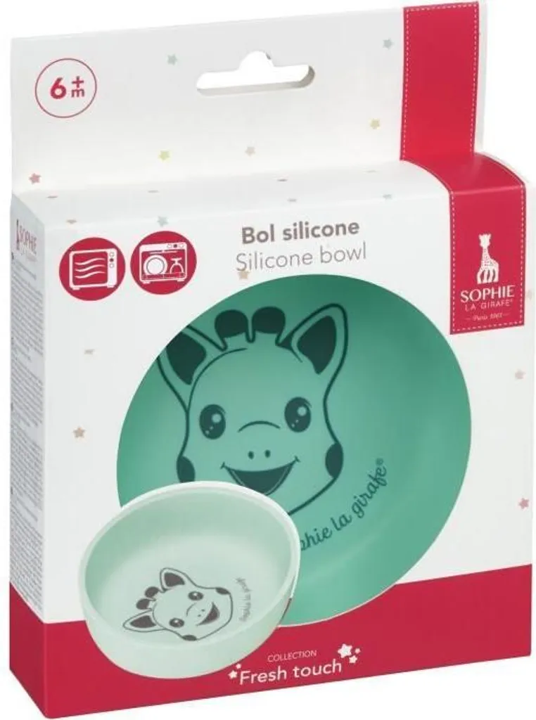 Ciotola per alimenti per neonati, Sophie la Girafe, silicone