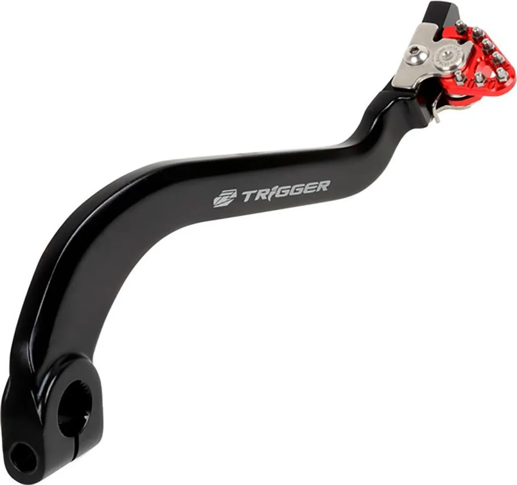 Pédale de Frein Arrière Moto Zeta Trigger ZE90-7082 en Alu Forgé Noir