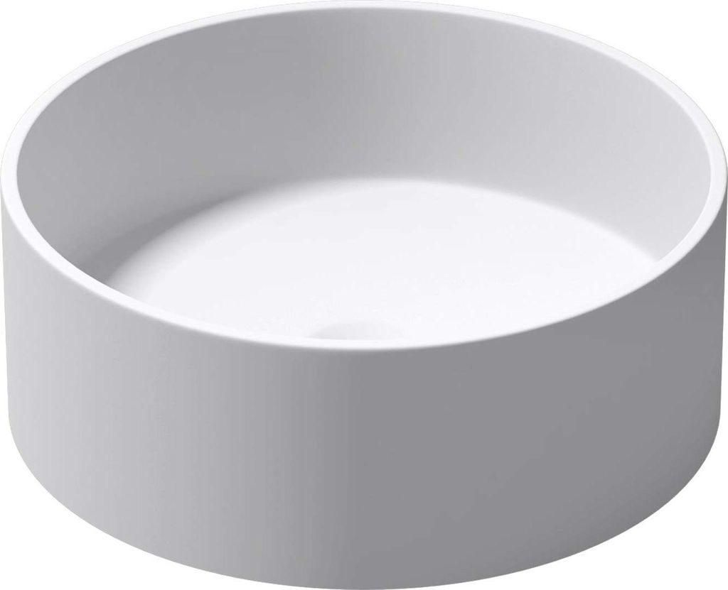 doporro Lavabo da Appoggio, Lavandino Bagno 40x40x15cm, Immagine del prodotto 