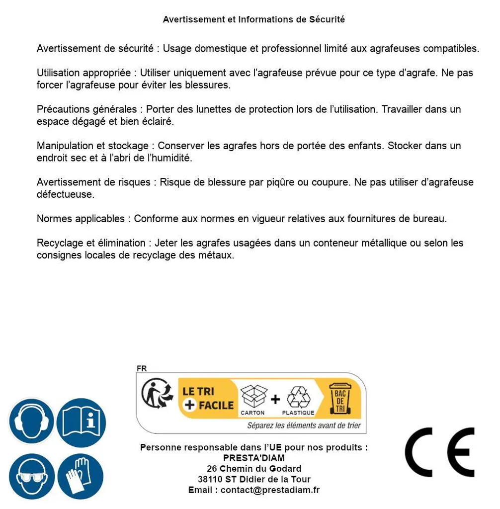 Agrafes Anti-Déformation Art. 8774 D-Work - Solution Fixation Acier - 6