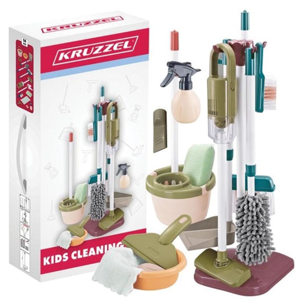 Kruzzel 24813 Reinigungsset für Kinder Produktbild 