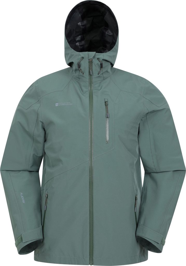 Mountain Warehouse - "Bachill" Jacke, wasserfest Dreilagig für Herren MW472 (XXL) (Grün)
