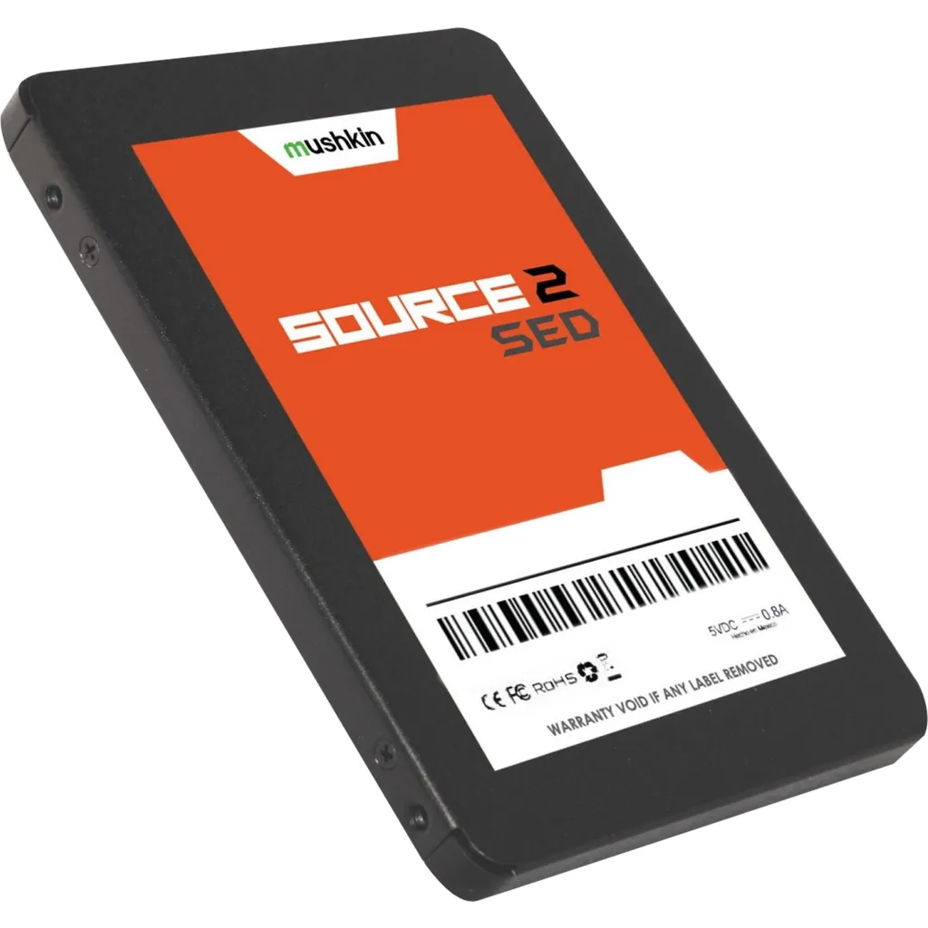 SSD Mushkin MKNSSDSE1TB Source HC 1 To 2,5 pouces SATA III 6 Gbit/s