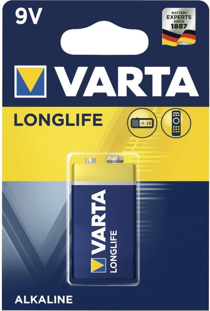 Batteria VARTA 4122 9Volt in blister Immagine del prodotto 