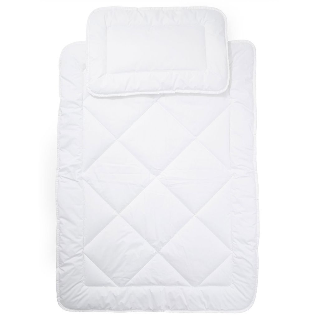 Kinderbettdecke Babybettdecke | Steppdecke mit Kissen Set Produktbild 