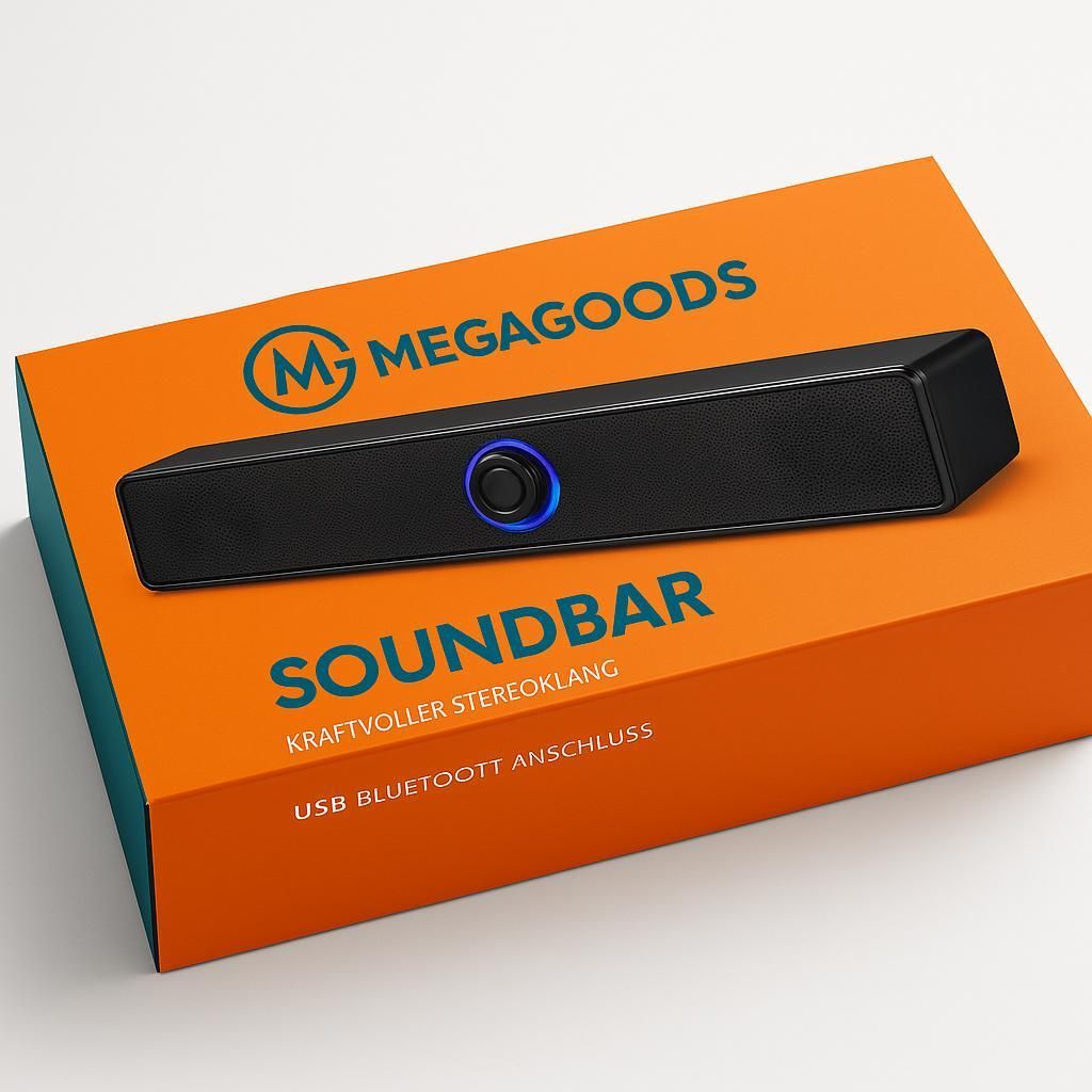 PC Soundbar Bluetooth Lautsprecher USB TV Gaming Stereo DE.