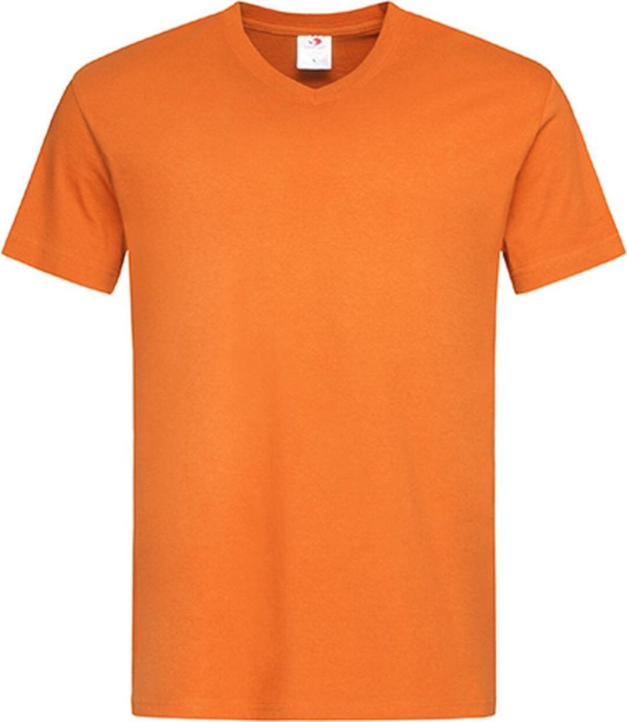 Stedman ST2300 | Classic V-Neck Herren T-Shirt - Farbe: Orange - Größe: S