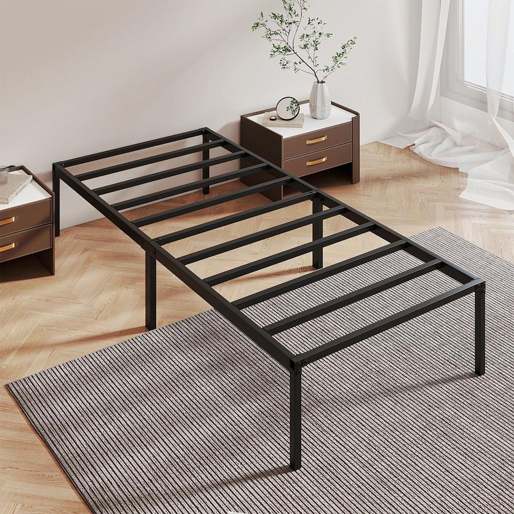 Ikodm Bettgestell Metallbett   90x200cm geräuscharm Produktbild 