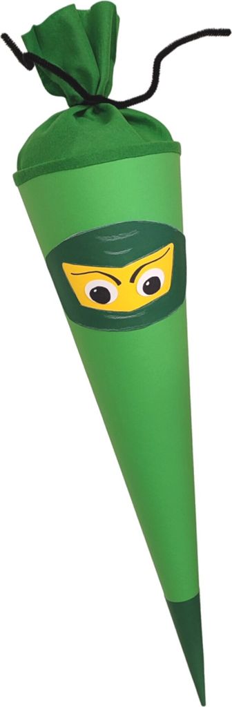 Schultüte Bastelset Ninja grün von Prell