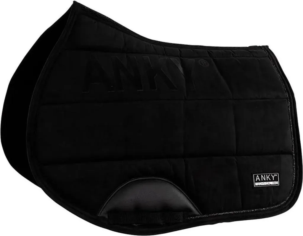Anky Anatomic Tech XB22006 Tapis de Selle de Saut Noir Full Mixte