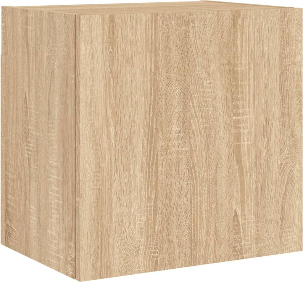 SYFAX TV-Wandschrank Sonoma-Eiche 40,5x30x40 cm Holzwerkstoff