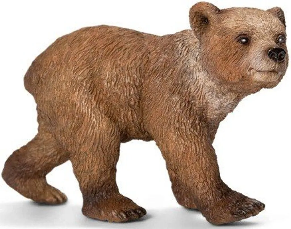 Figurine jeune grizzly Schleich incassable pour jouer sans limite