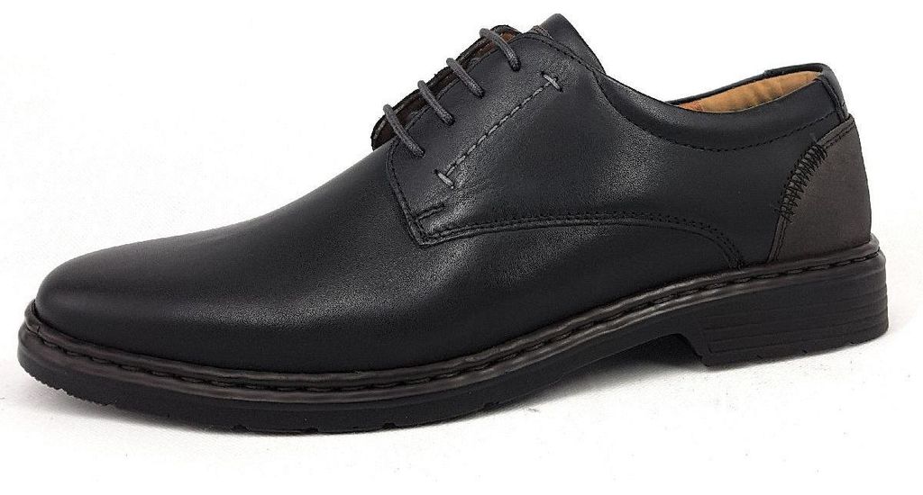 Josef Seibel Alastair 01, elegante veterschoen, zwart Productafbeelding 