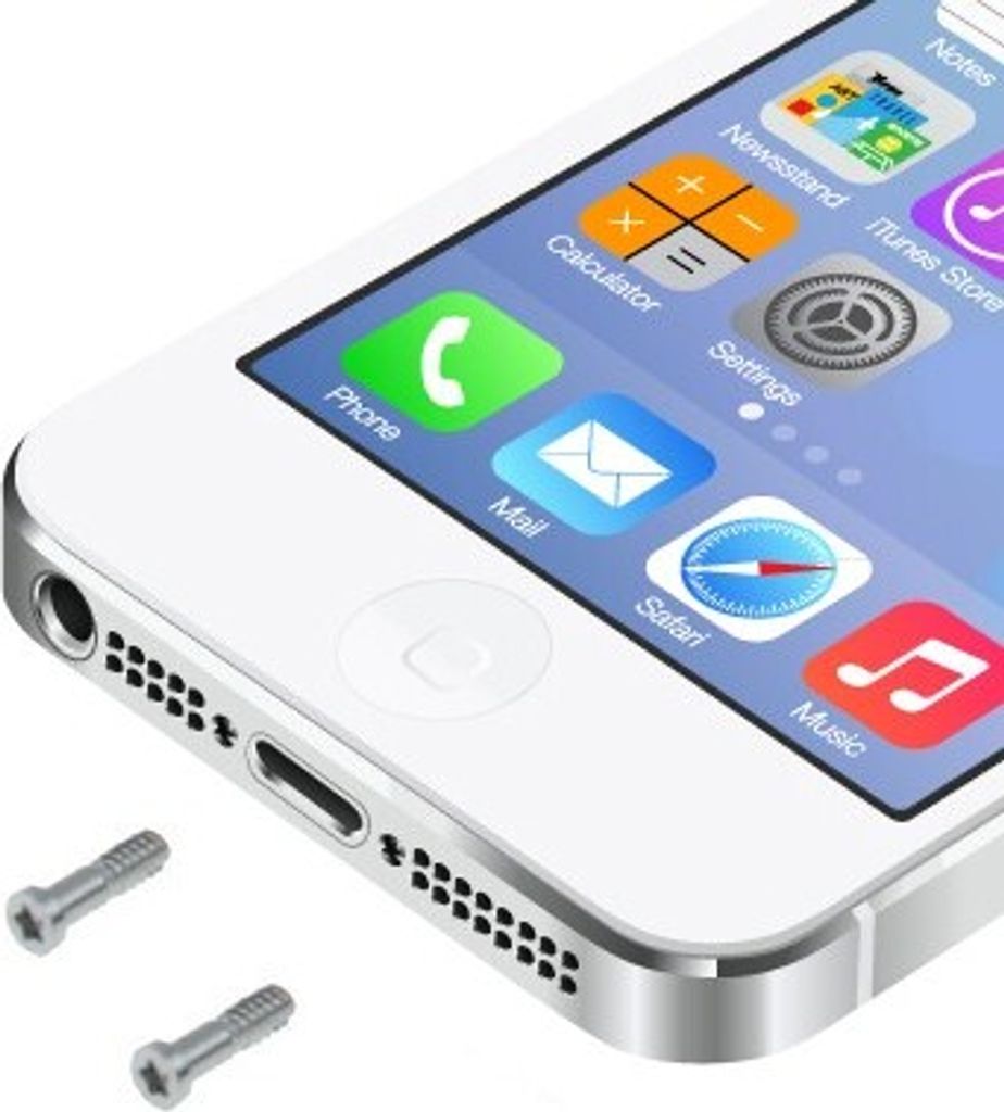 Pentalobe Torx Gehäuse Schrauben für Apple iPhone 5 5s Backcover 2 Stück Silber
