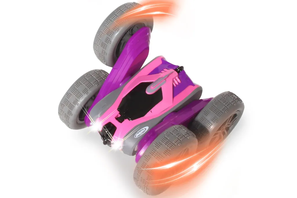Voiture télécommandée de cascade SpinX Jamara rose rotative à 360° - 12