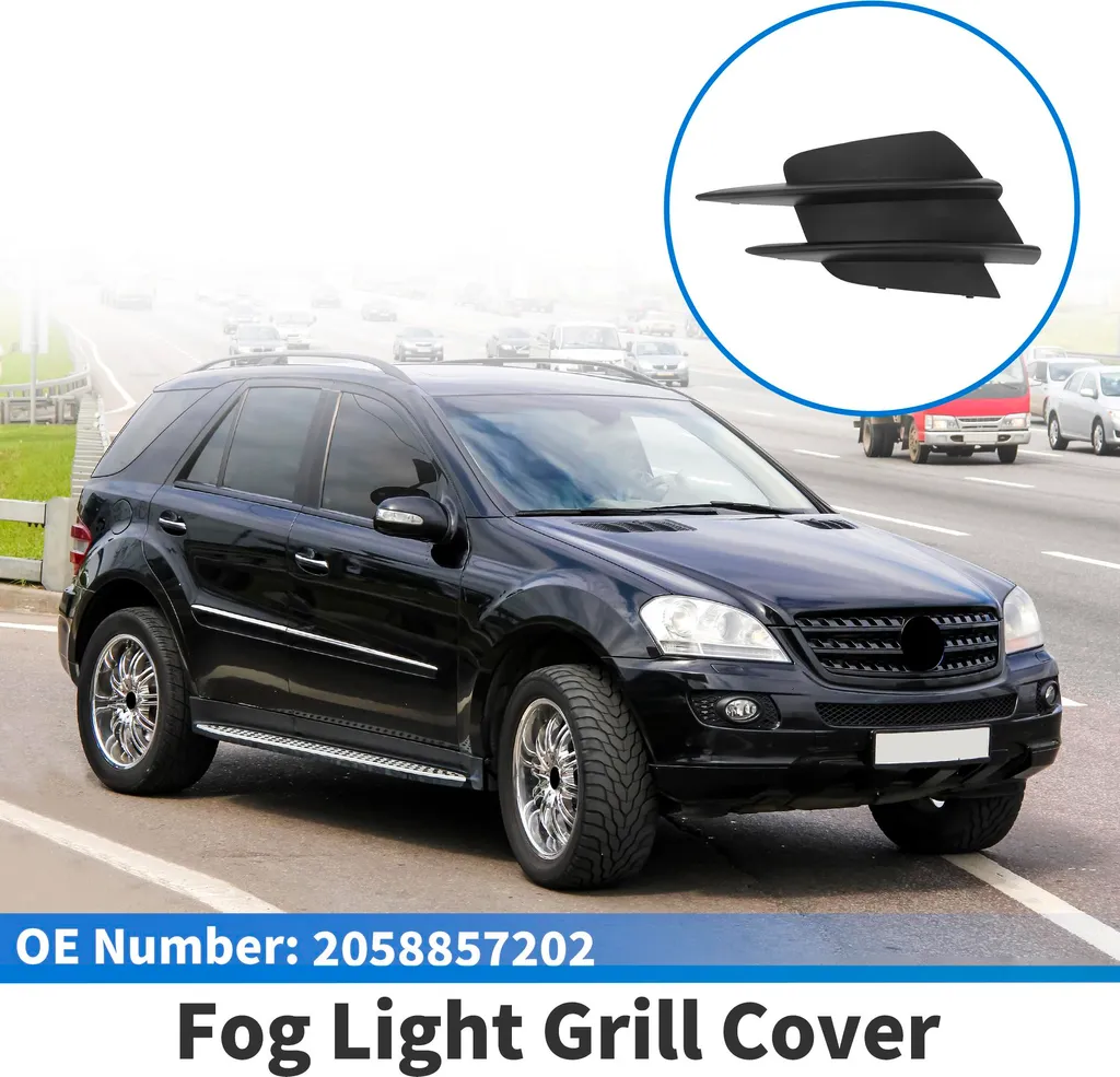 Réparez votre Grille Antibrouillard Mercedes W205 2019-2020 Gauche Noir