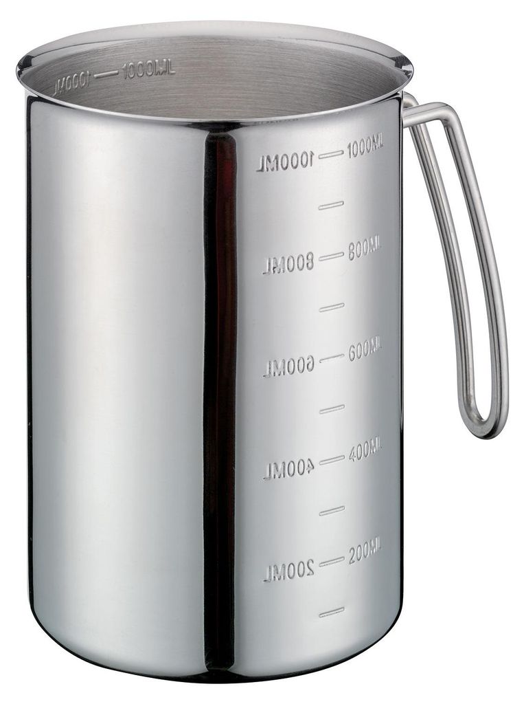 Küchenprofi Messbecher 1 L, Edelstahl Produktbild 