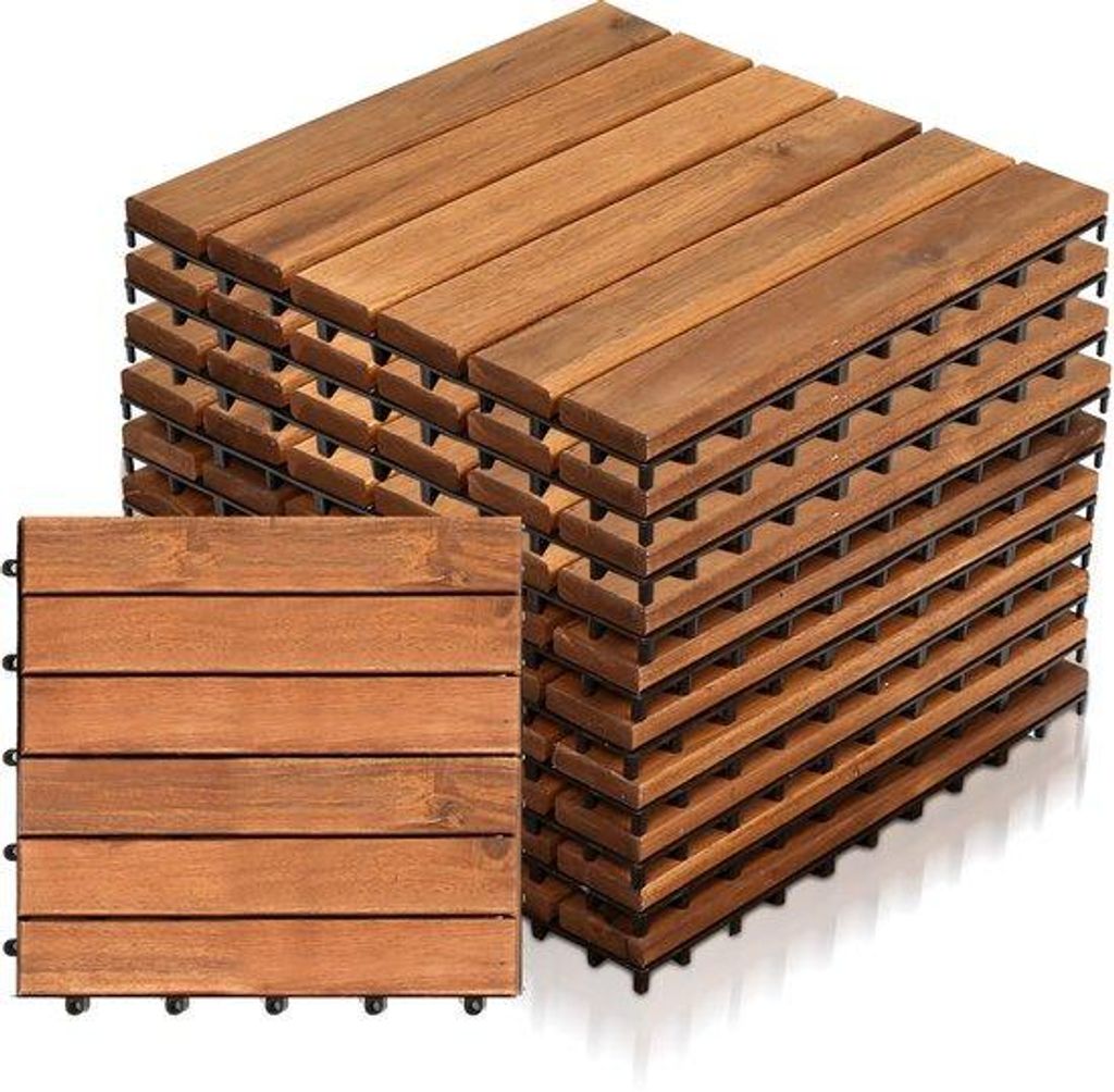 Terazové dlaždice, 66 ks – 6 m² – 30 x 30 cm – dlaždice s Obrázok produktu 