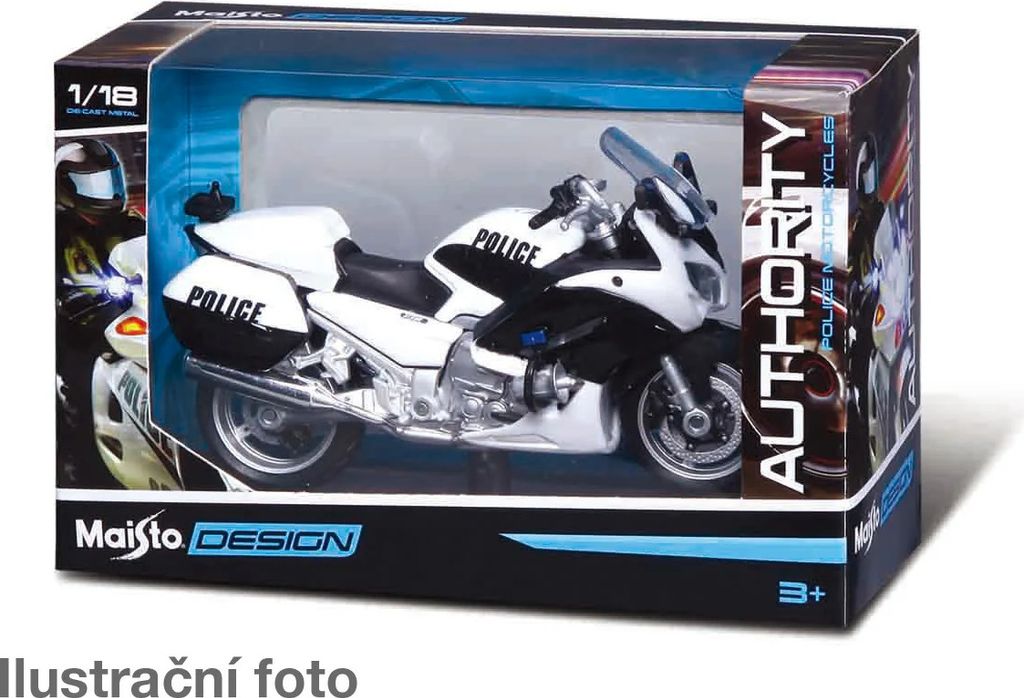 Maisto 1:18 - BMW R 1200 RT Police - Miniature Moto Die-cast Neuve