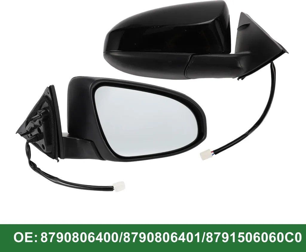 Rétroviseur Extérieur Électrique Toyota Camry 2012-2014 Côté Droit Noir