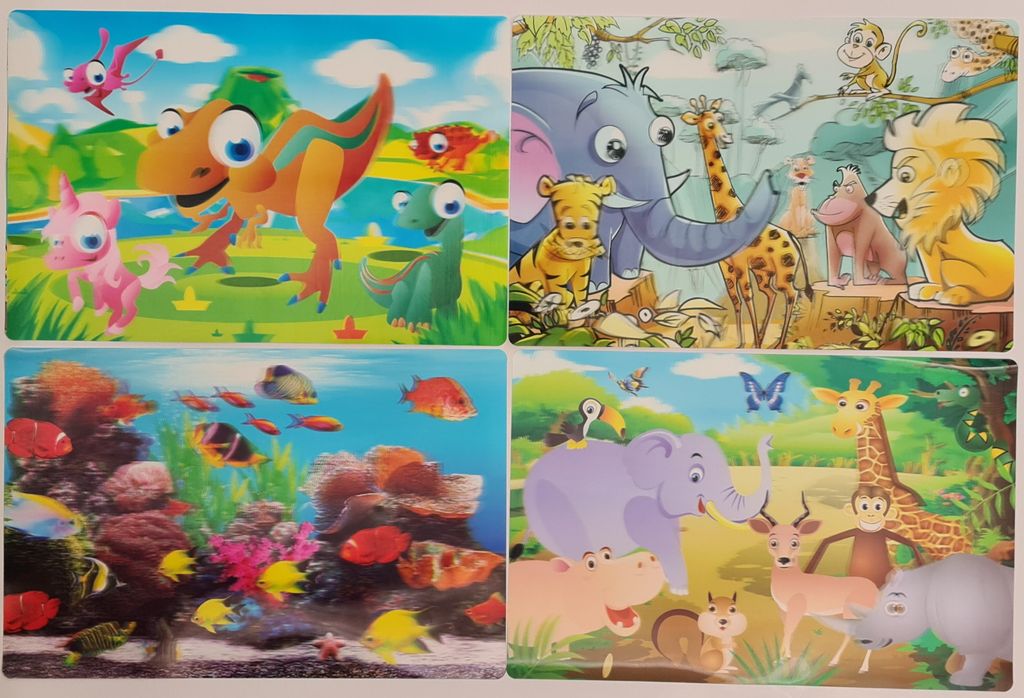 CZ prostírání 41x28cm, 3D DĚTSKÉ, plast