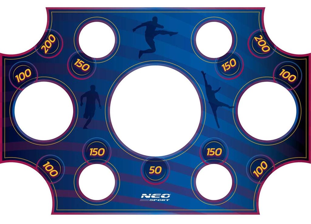 Neo-Sport 1476 Cílová plachta do branky 300 x 200 cm, modrá Obrázek produktu 