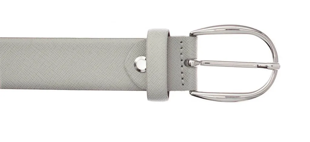 Vanzetti Cintura in Pelle 30mm Grigio Cambered W105 | Vera Pelle - 3