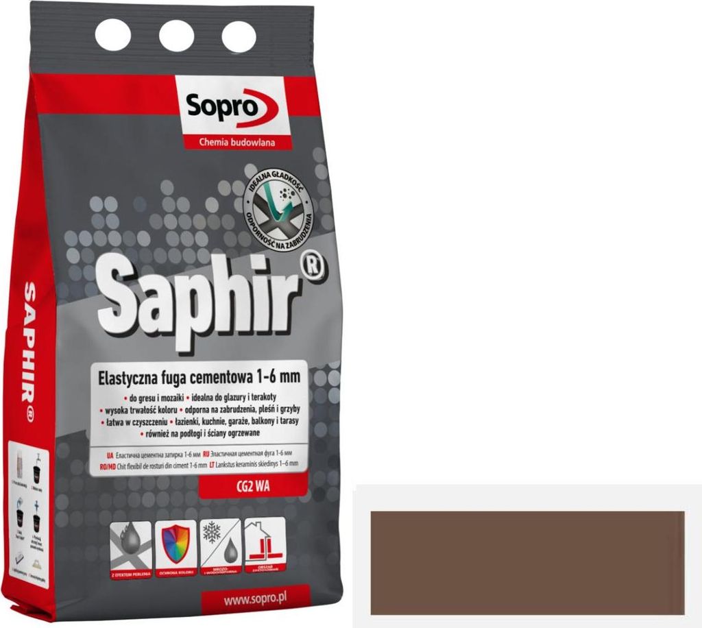 SOPRO SAPHIR FUGA 59 Braun Bali 2kg Obrázok produktu 