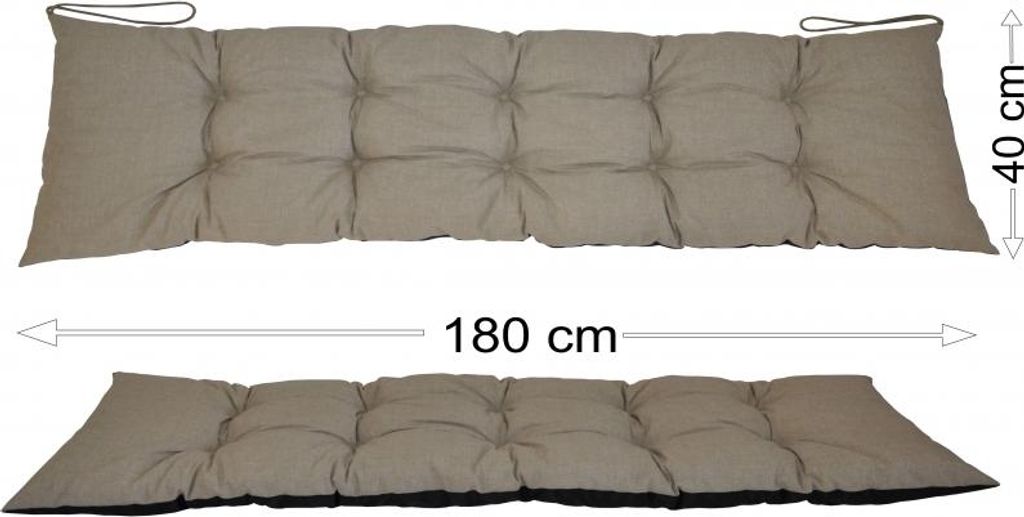 Podsedák 180x40 tmavě béžový melír Obrázek produktu 