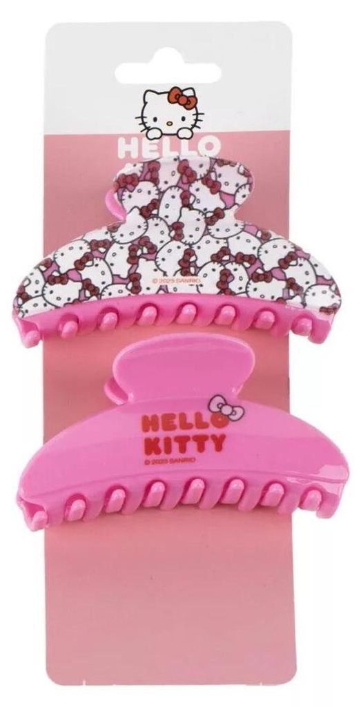 Hello Kitty Pink Haarklammern-Set, 2-teilig