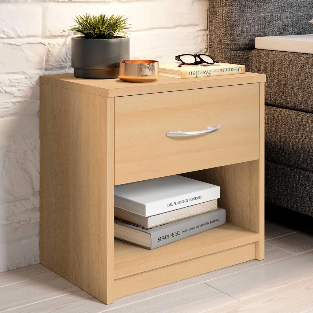 Chevet de chambre Pepe petit modèle avec compartiment de rangement - 3