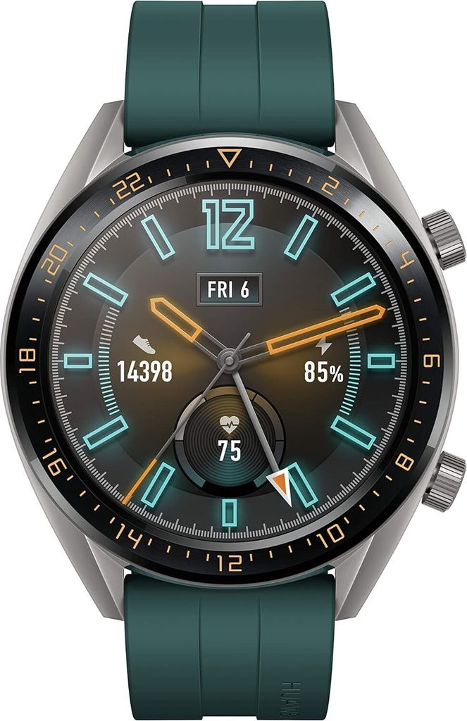 Huawei Watch GT Active Fitnessuhr, 1,39" AMOLED Touchscreen, GPS, Tracker, Herzfrequenz, 5 ATM wasserdicht, dunkelgrün