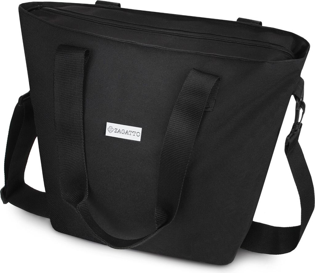 Zagatto Schwarze Umhängetasche ZG740 Damen Shopper Tasche Produktbild 3