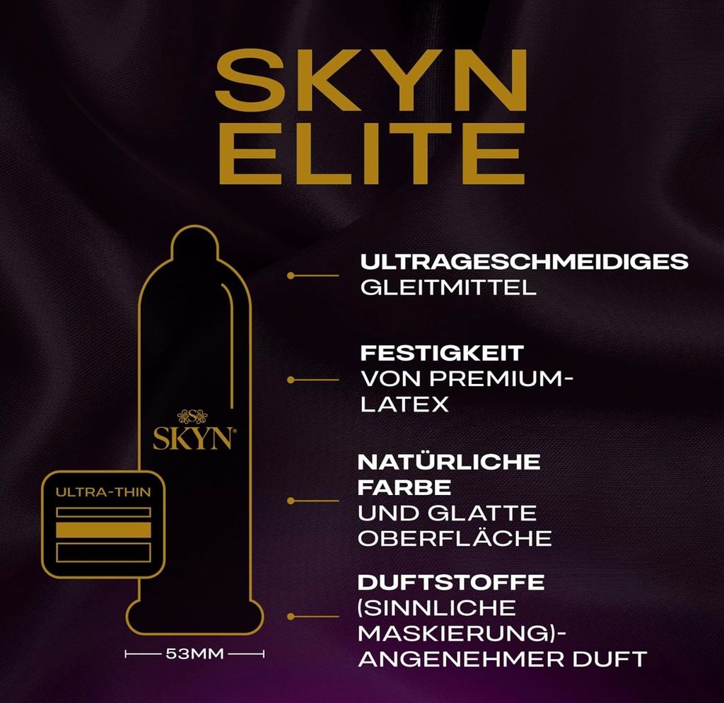 Unimil Skyn Feel Everything Elite Nicht-Latex-Kondome 20