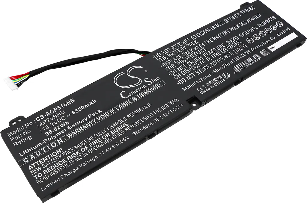 Batterie de Rechange pour PC Portable Acer ConceptD 5 CN516-72G-74QW