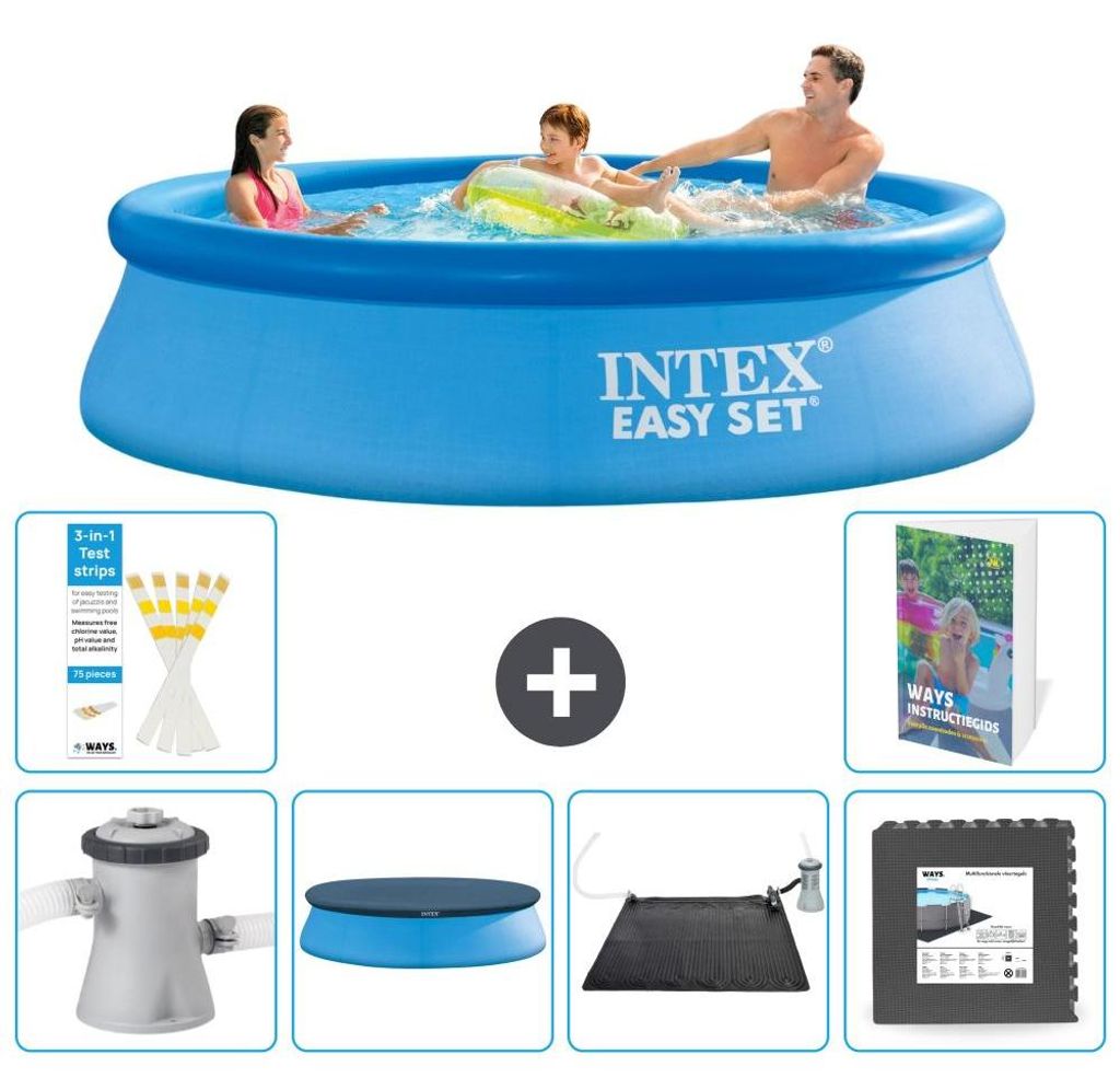Easy Set Pool Rund - 305x76 cm - 7-teilig S195