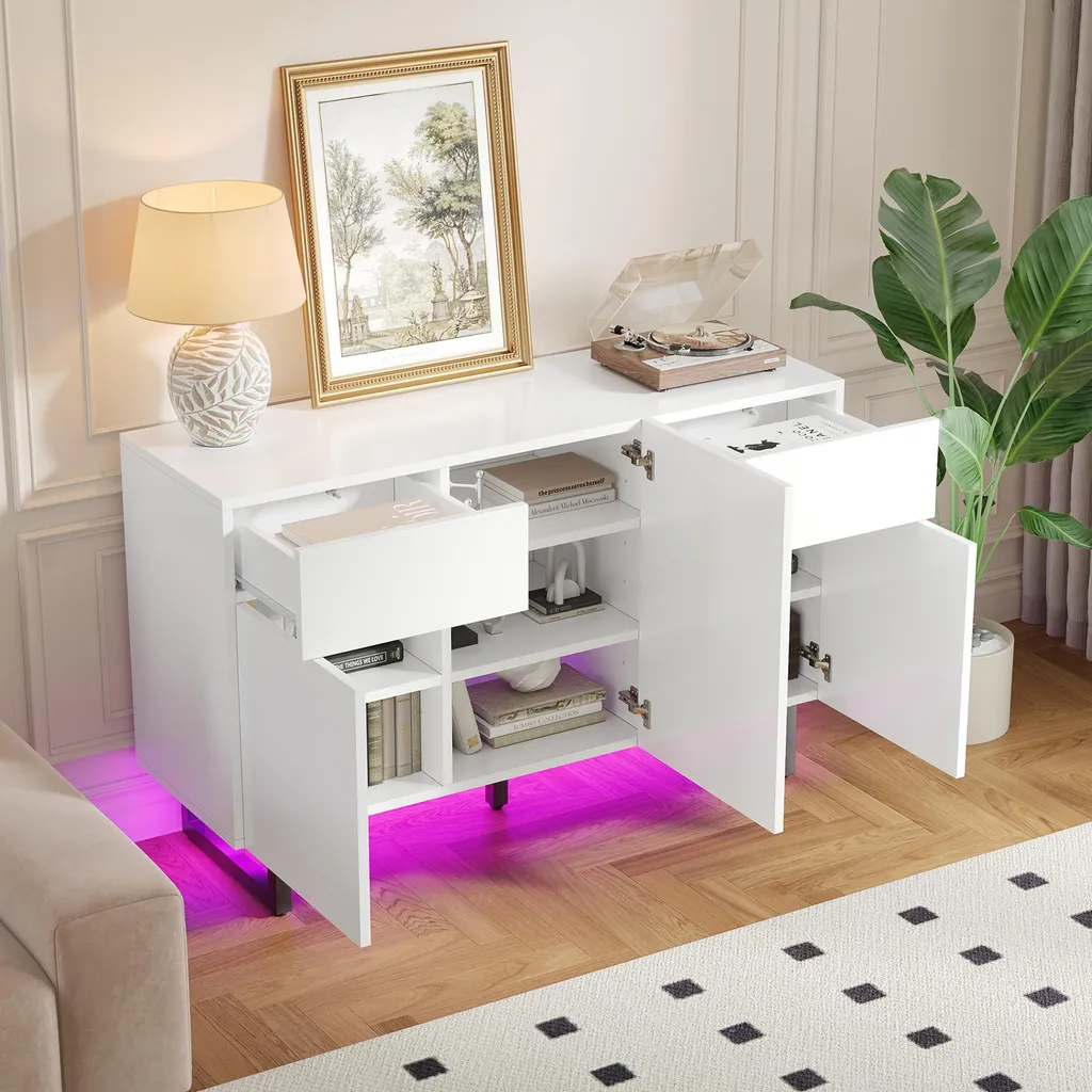 Buffet de salon 120 cm pour optimiser l'espace de votre appartement