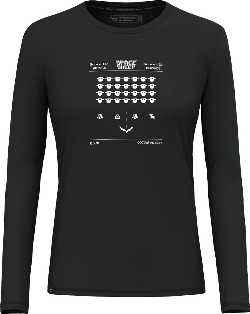 Salewa PURE SPACE GAME AM TEE W. black out 50/44