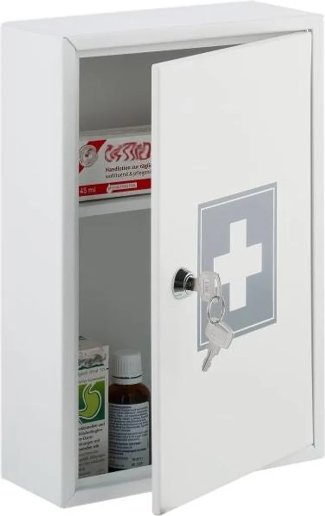 Armadietto Pronto Soccorso con Chiave per Bambini - Massima Sicurezza