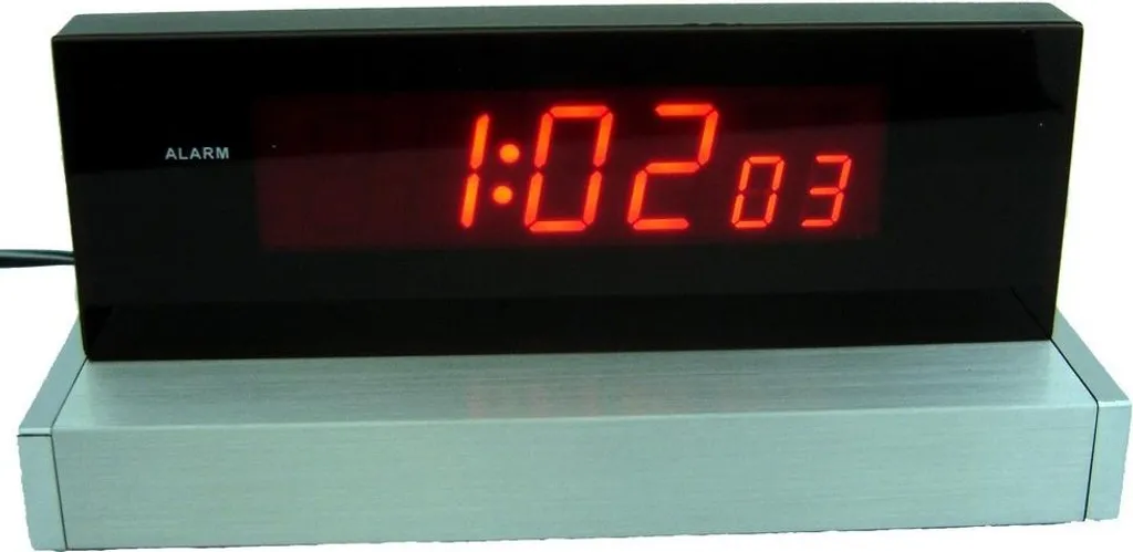 Réveil Matin Digital Rouge Pevanda PEV 0721 - Idéal pour la Chambre