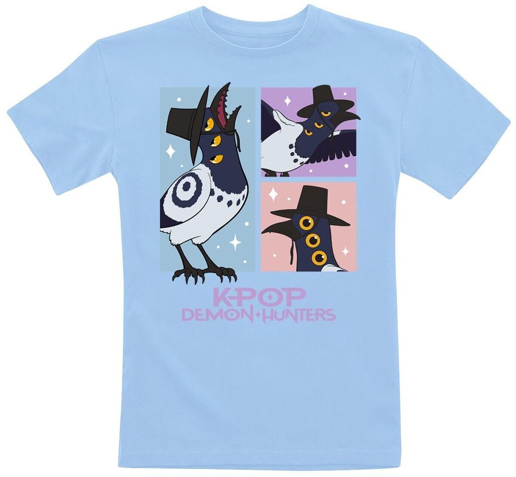 KPop Demon Hunters T-Shirt Damen Sussie Boxes hellblau 116