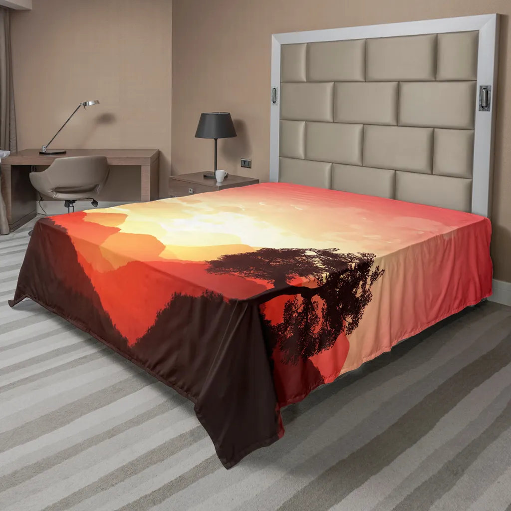 Lenzuolo ABAKUHAUS Tramonto Orientale: Comfort e Stile Magico