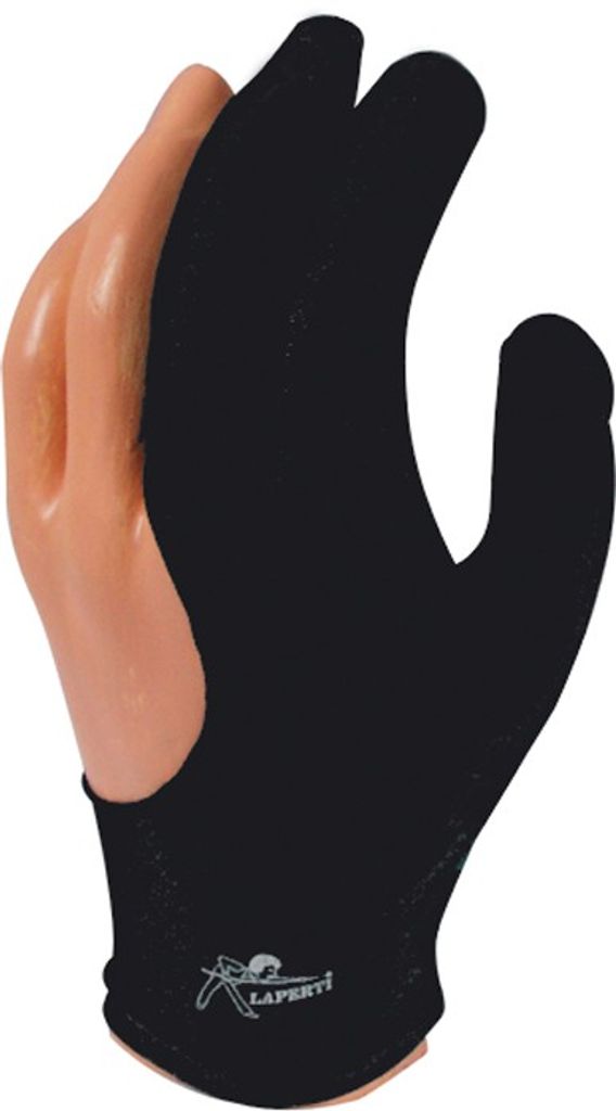 Laperti Billardhandschuh schwarz groß