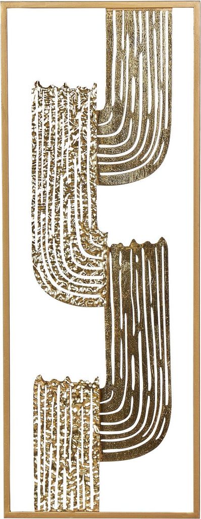 BELIANI Wanddekoration Gold Eisen Geometrisch Einteilig Handgemacht Modern Wandobjekt Wanddeko für Schlafzimmer Wohnzimmer Flur Küche Esszimmer