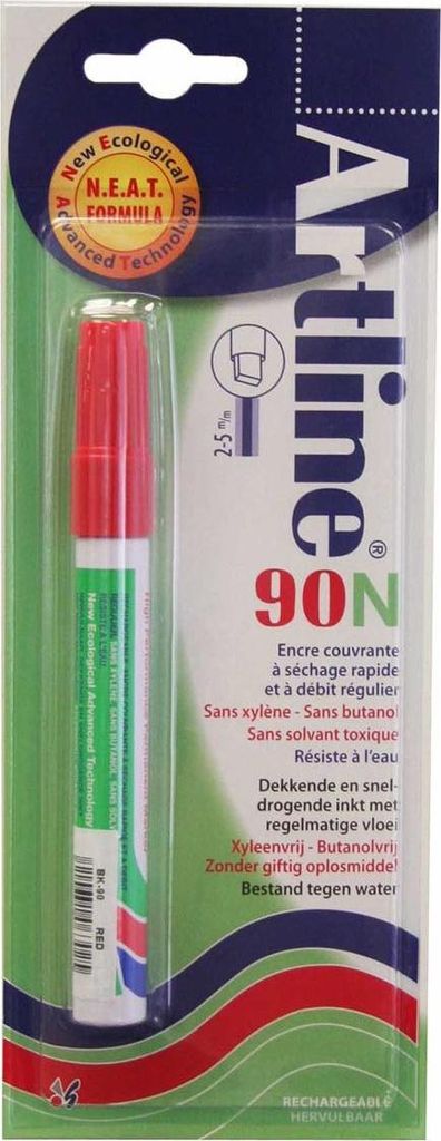 Artline - Permanentmarker 90N rot, im Blister